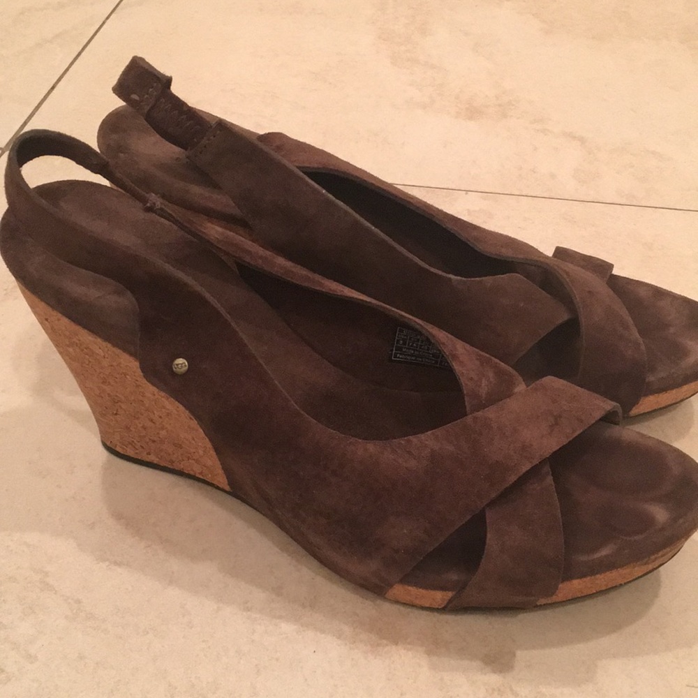Ugg suede wedge